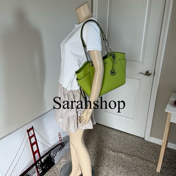 🌼Michael Kors Jet Set Travel Large Chain Shoulder Tote Set - Picture 9 of 16